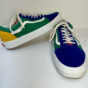 Vans 500714 Men’s Size 11 Color Block Low Top Old Skool Suede Shoes Sneakers